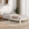 vidaXL Bed Frame without Mattress White 90x190cm Single