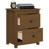 vidaXL Bedside Cabinets 2 pcs Honey Brown 50x35x61.5 cm Solid Wood Pine