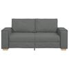 vidaXL 2-Seater Sofa Dark Grey 180x78x84 cm Fabric