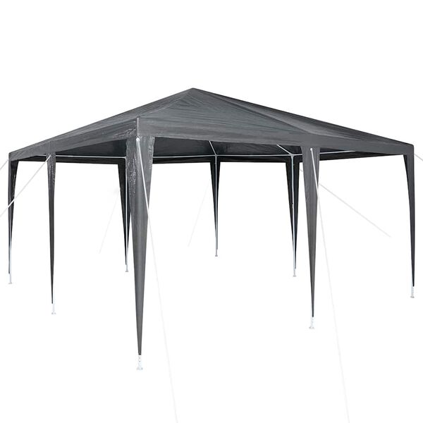 vidaXL Party Tent Anthracite 400 x 400 x 266 cm Polyethylene and Steel