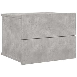 vidaXL Bedside Cabinet Concrete Grey 40x30x30 cm Engineered Wood