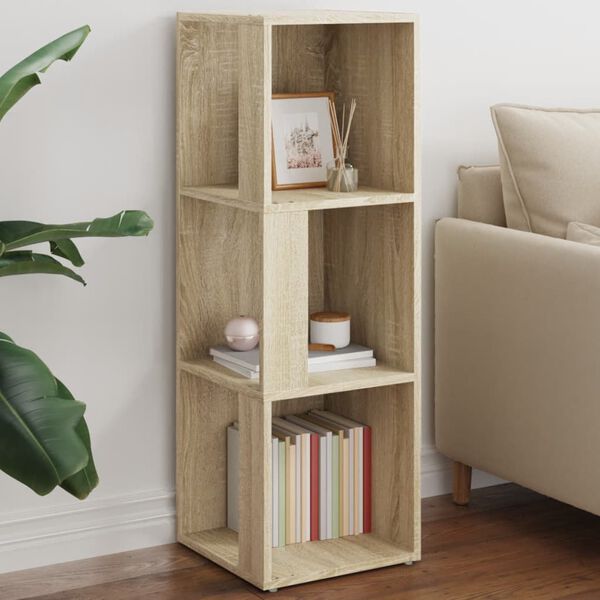 vidaXL Corner Cabinet Sonoma Oak 33x33x100 cm Engineered Wood
