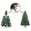 vidaXL Artificial Pre-lit Christmas Tree with Stand Green 500 cm PVC