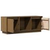 vidaXL TV Cabinet Honey Brown 110.5x35x44 cm Solid Wood Pine