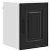 vidaXL Wall Cabinet PORTO Black 30 x 31 x 40 cm Engineered Wood
