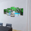 Canvas Wall Print Set Buddha 100 x 50 cm