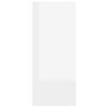 vidaXL Book Cabinet/Room Divider High Gloss White 60x30x72 cm