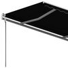 vidaXL Freestanding Manual Retractable Awning 300x250 cm Anthracite