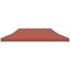 vidaXL Party Tent Roof 6x3 m Terracotta 270 g/m²