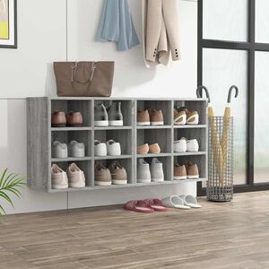 vidaXL Shoe Cabinets 2 pcs Grey Sonoma 52,5x30x50 cm