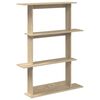 vidaXL Wall Shelf Sonoma Oak 100 x 20 x 126 cm Engineered Wood
