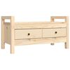 vidaXL Hall Bench 80x40x43 cm Solid Wood Pine