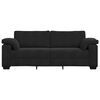vidaXL 3-Seater Sofa Black 178 cm Velvet