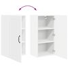 vidaXL Kitchen Cabinet with Shelf High Gloss White 40 x 31 x 80 cm