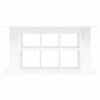 vidaXL Aquarium Stand White 120x40x60 cm Engineered Wood