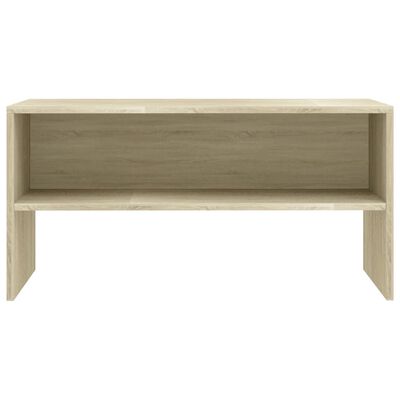 vidaXL TV Cabinet Sonoma Oak 80x40x40 cm Engineered Wood