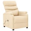 vidaXL Massage Chair Cream Fabric