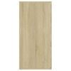 vidaXL Sideboard Sonoma Oak 160x36x75 cm Engineered Wood