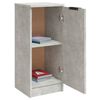 vidaXL Sideboards 2 pcs Concrete Grey 30x30x70 cm Engineered Wood