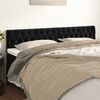 vidaXL Headboards 2 pcs Black 100 cm Velvet