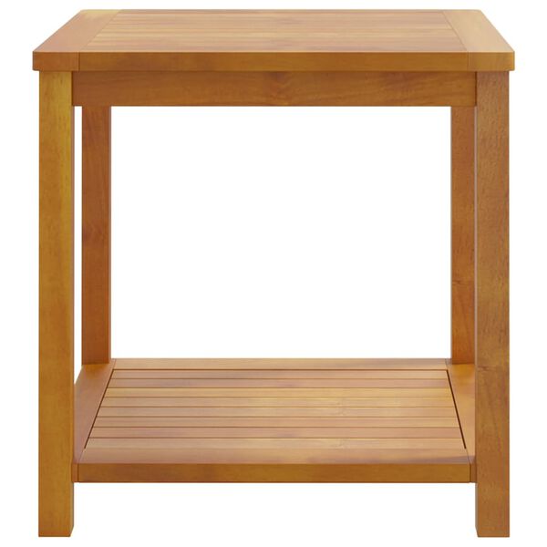 vidaXL Side Table Solid Acacia Wood 45x45x45 cm