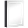 vidaXL Bathroom Cabinet | Anthracite | MDF with melamine finish | Medium