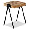 vidaXL Side Table Solid Reclaimed Teak