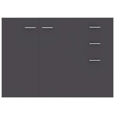 vidaXL Sideboard Grey 105x30x75 cm Engineered Wood