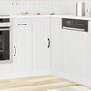 vidaXL Kitchen Corner Base Cabinet Kalmar White Engineered Wood