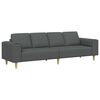 vidaXL Sofa Set Dark grey Fabric