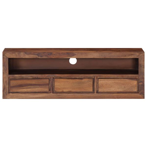 vidaXL TV Cabinet 120x30x40 cm Solid Acacia Wood