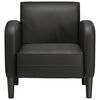 vidaXL Sofa Chair with Armrests Black 54 cm Faux Leather