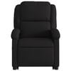 vidaXL Stand up Recliner Chair Black Fabric