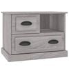 vidaXL Bedside Cabinet Grey Sonoma 60x39x45 cm