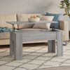 vidaXL Coffee Table Grey Sonoma 101x49x52 cm Engineered Wood