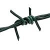 vidaXL Barbed Wire Green 100 m PVC-coated Steel
