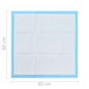 vidaXL Pet Training Pads 400 pcs 60x60 cm Non Woven Fabric
