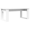 vidaXL Coffee Table Set 2 pcs White Engineered Wood