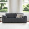 vidaXL 3-Seater Sofa Dark Grey 178 cm Velvet