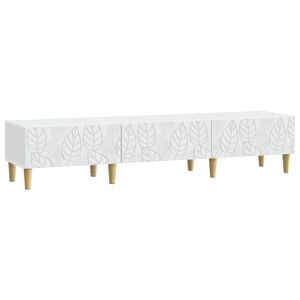 vidaXL TV Cabinet 147 x 34.5 x 30 cm White Engineered Wood