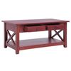 vidaXL Coffee Table Brown 100x55x46 cm Solid Mahogany Wood
