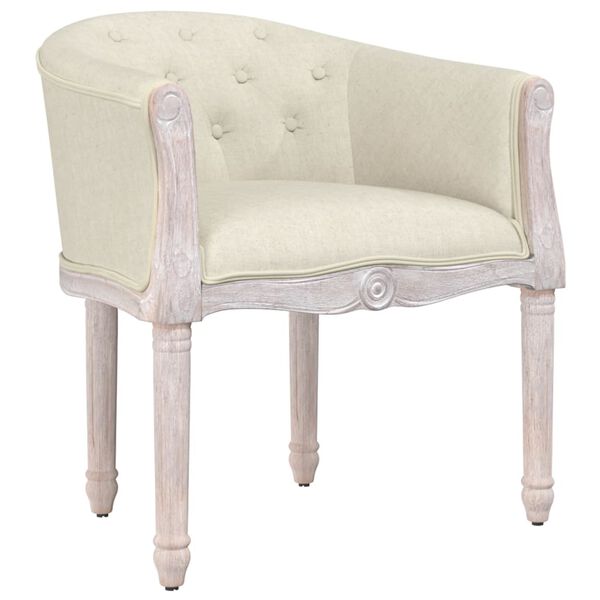 vidaXL Dining Chair Linen