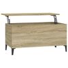 vidaXL Coffee Table Sonoma Oak 90x44,5x45 cm Engineered Wood