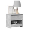 vidaXL Bedside Cabinet Concrete Grey 40x30x39 cm Engineered Wood
