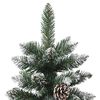 vidaXL Artificial Christmas Tree with 300 LEDs with Stand Green 210 cm