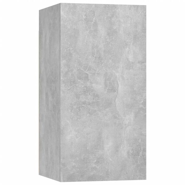 vidaXL TV Cabinet Concrete Grey 30.5x30x60 cm Engineered Wood