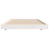 vidaXL Bed Frame without Mattress White 90x190 cm Single Solid Wood Pine