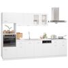 vidaXL 7 Piece Kitchen Cabinet Set Lyon White Engineered Wood