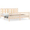 vidaXL Bed Frame without Mattress Super King Size Solid Wood