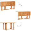 vidaXL Folding Butterfly Garden Table 150x90x75 cm Solid Teak Wood